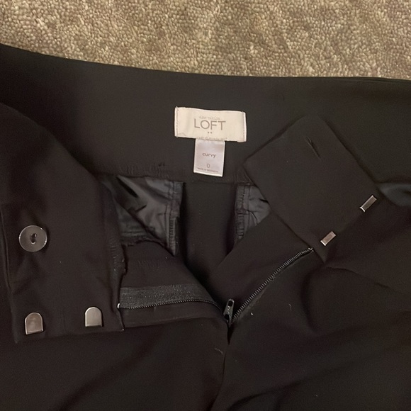 LOFT - size 0 - black dress pants - Picture 3 of 9